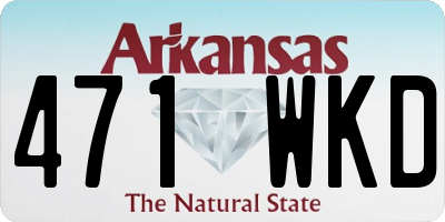 AR license plate 471WKD