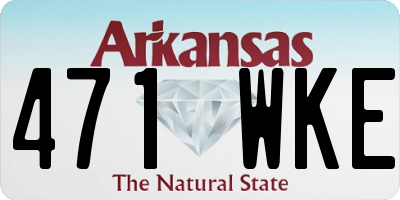 AR license plate 471WKE