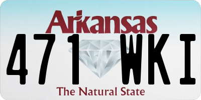 AR license plate 471WKI
