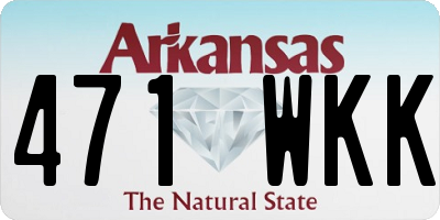 AR license plate 471WKK