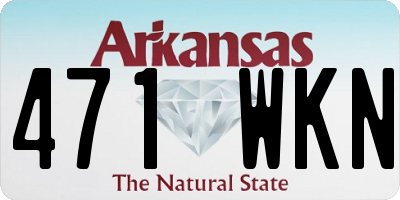 AR license plate 471WKN