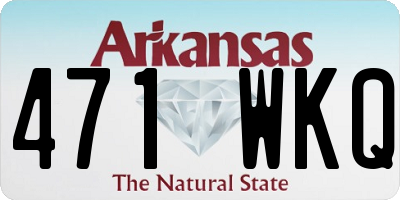 AR license plate 471WKQ