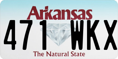AR license plate 471WKX