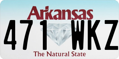 AR license plate 471WKZ
