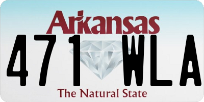 AR license plate 471WLA
