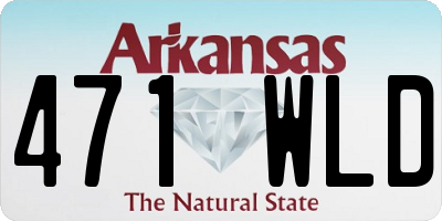 AR license plate 471WLD
