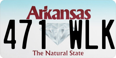 AR license plate 471WLK