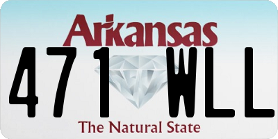 AR license plate 471WLL