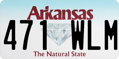 AR license plate 471WLM
