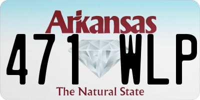 AR license plate 471WLP