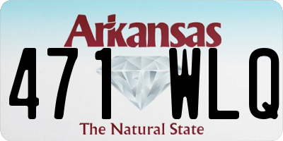 AR license plate 471WLQ