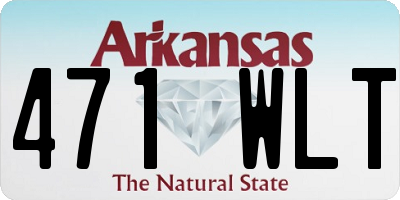 AR license plate 471WLT