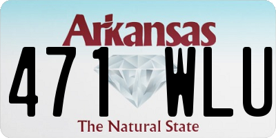 AR license plate 471WLU