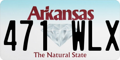 AR license plate 471WLX