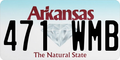 AR license plate 471WMB