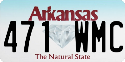 AR license plate 471WMC