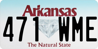 AR license plate 471WME