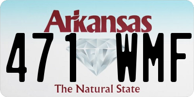 AR license plate 471WMF