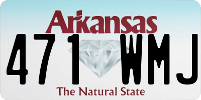 AR license plate 471WMJ
