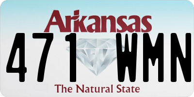 AR license plate 471WMN
