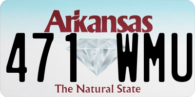 AR license plate 471WMU