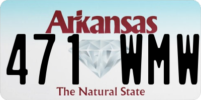 AR license plate 471WMW