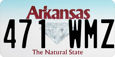 AR license plate 471WMZ