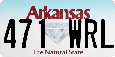 AR license plate 471WRL