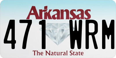 AR license plate 471WRM