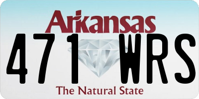 AR license plate 471WRS