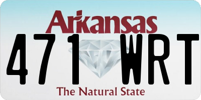 AR license plate 471WRT