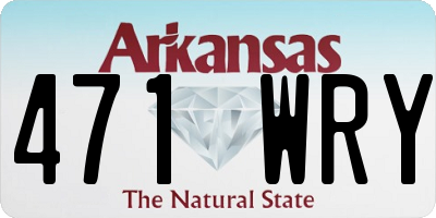 AR license plate 471WRY
