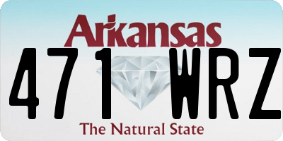 AR license plate 471WRZ