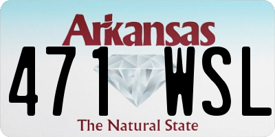AR license plate 471WSL