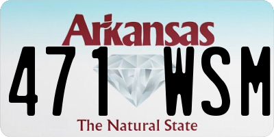 AR license plate 471WSM