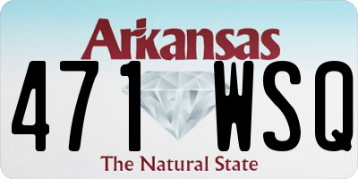 AR license plate 471WSQ