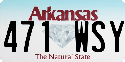 AR license plate 471WSY