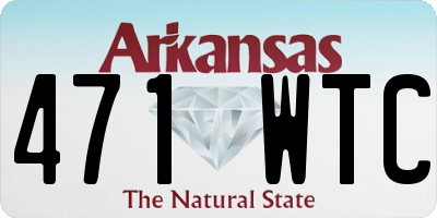 AR license plate 471WTC