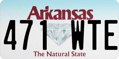 AR license plate 471WTE