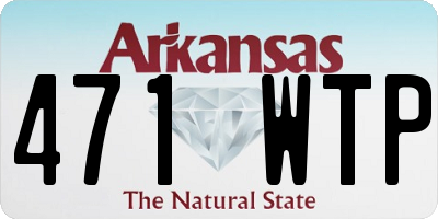 AR license plate 471WTP