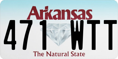 AR license plate 471WTT