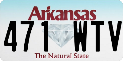 AR license plate 471WTV