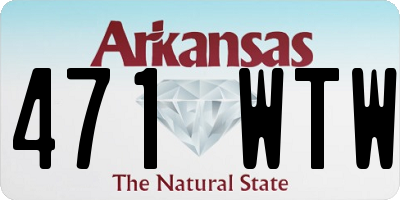 AR license plate 471WTW