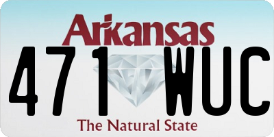 AR license plate 471WUC