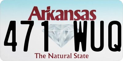 AR license plate 471WUQ