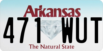 AR license plate 471WUT