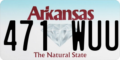 AR license plate 471WUU