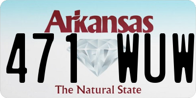 AR license plate 471WUW