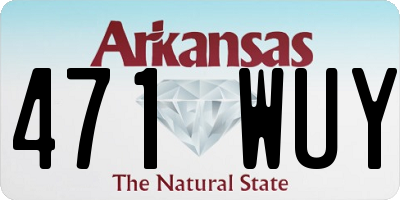 AR license plate 471WUY