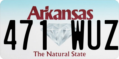 AR license plate 471WUZ